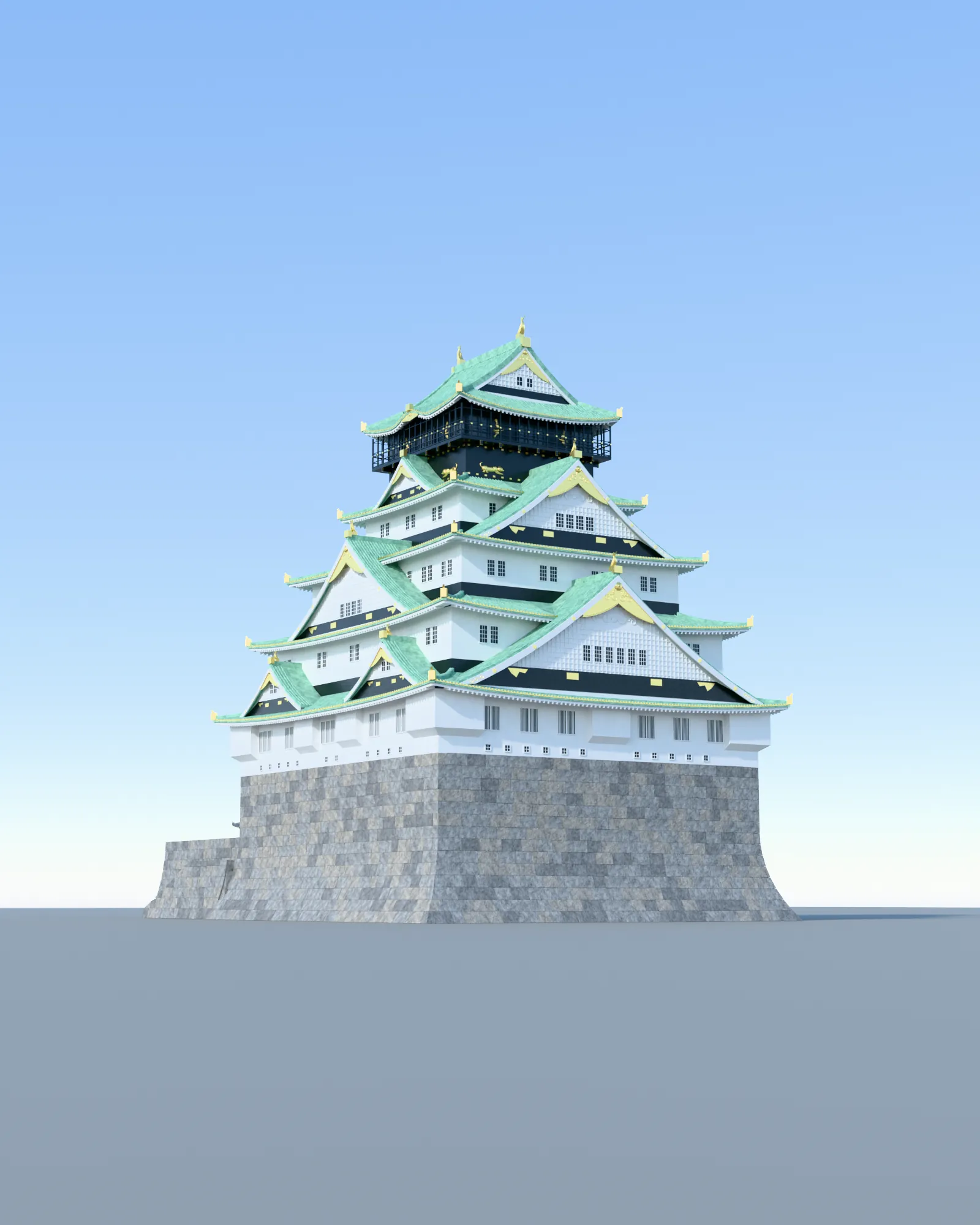 Castello di Osaka, torre principale
