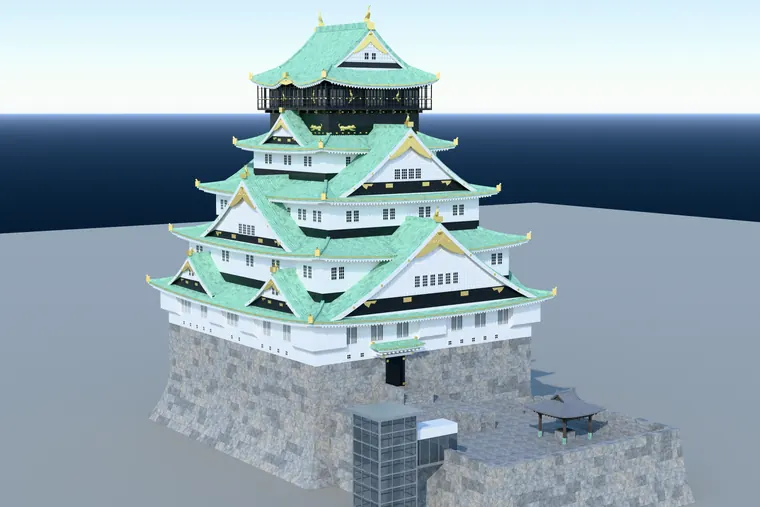 Castello di Osaka, torre principale
