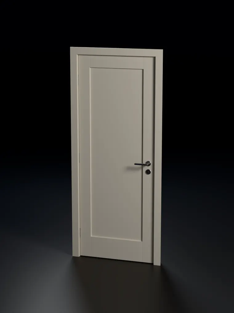 Porta interna Shaker, bianca